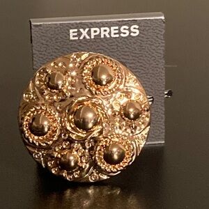 Express Gold Embellished ring size 7